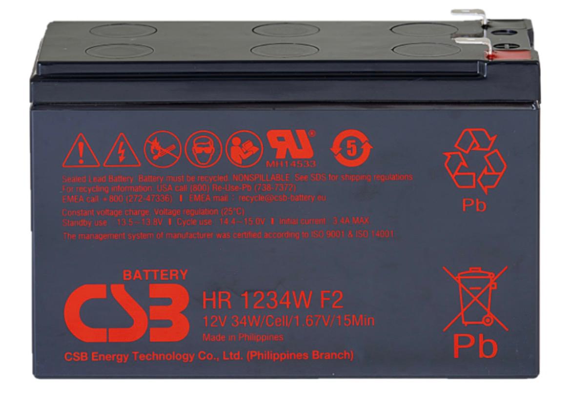 Batterie CSB HR1234WF2